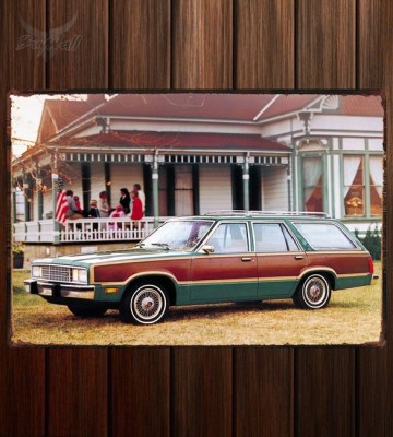 Металлическая табличка Ford Fairmont Squire